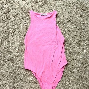Pink Zara bodysuit